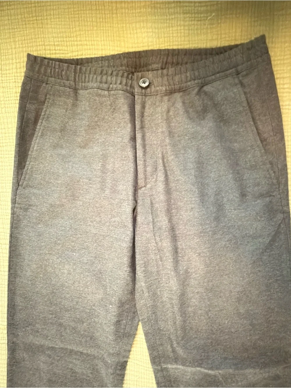 Theory Men's Charcoal Gray Jogger Sweatpants